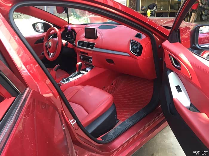 【图】16款昂克赛拉魂动红改装记_马自达3 axela昂克赛拉论坛_汽车之