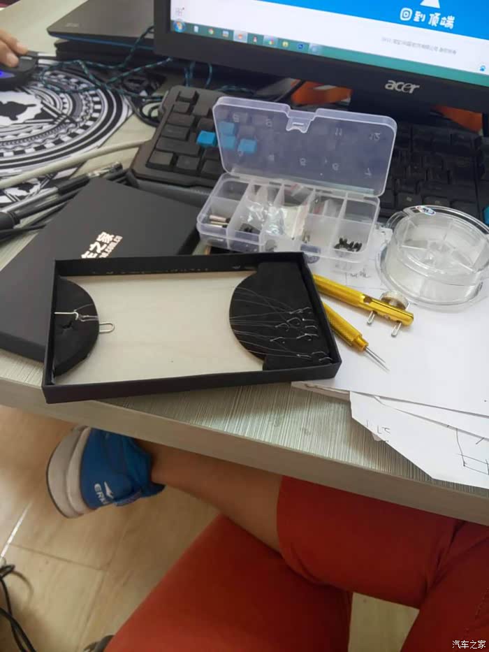 上班时间自制子线盒周日钓鱼走起