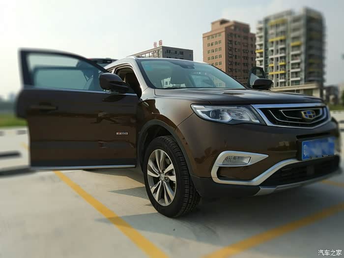 博越玛瑙棕18t提车了