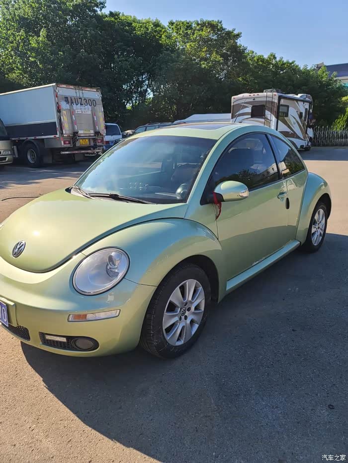 无锡绿色甲壳虫自用车20自吸爱信6at变速箱09年的车大部分原车漆