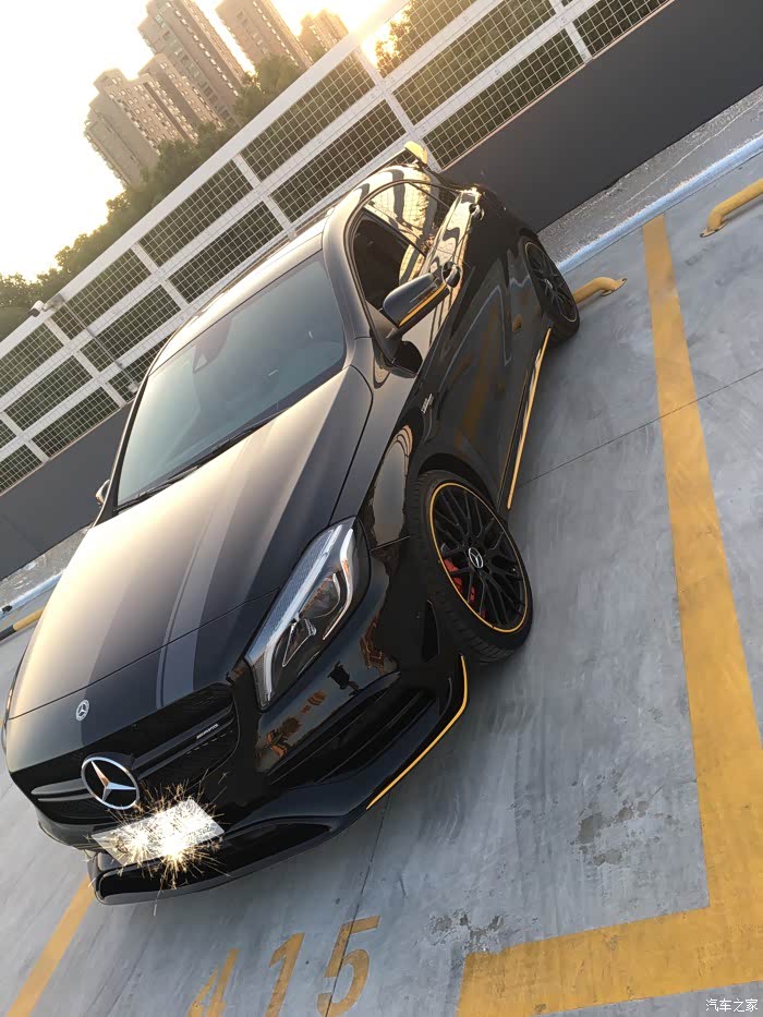 【图】暗夜a45小黑提车_奔驰amg论坛_汽车之家论坛