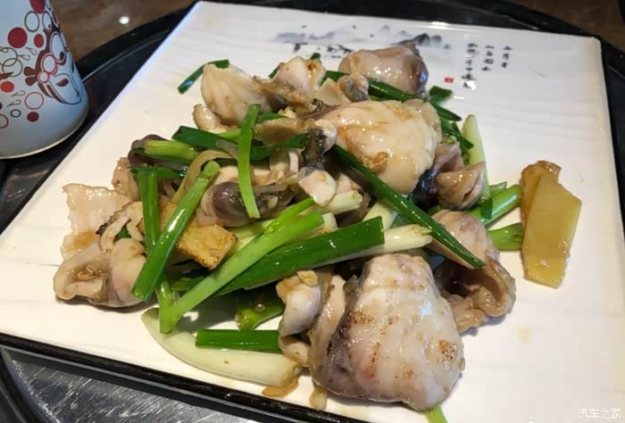 姜葱炒脆肉鲩