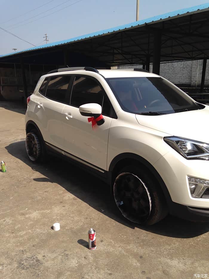 【图】喷轮毂了,渣渣技术_长安cs15论坛_汽车之家论坛