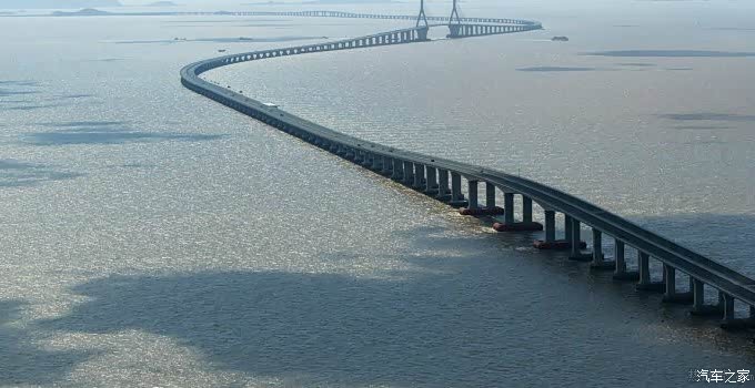 海天一洲 海上仙境 雾中的杭州湾跨海大桥(有图有视频)