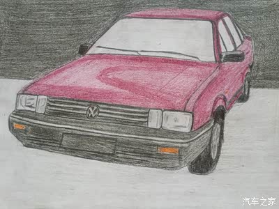 【lmh200801&七月活动】乐乐的手绘作品"桑塔纳"