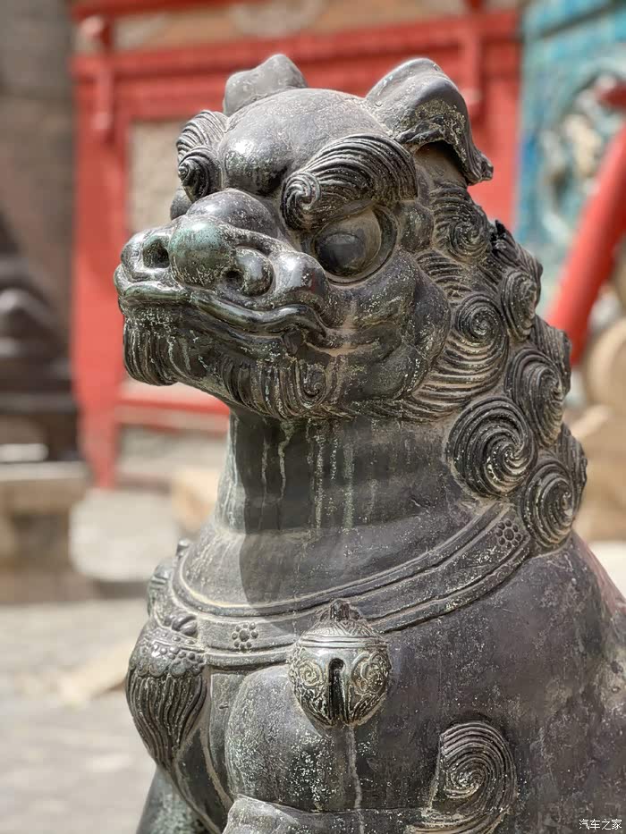 太原文庙里的明洪武铜狮子为明代崇善寺旧址的原物