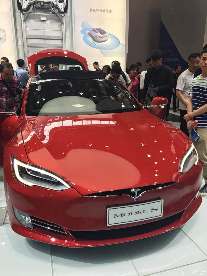 北京车展的特斯拉