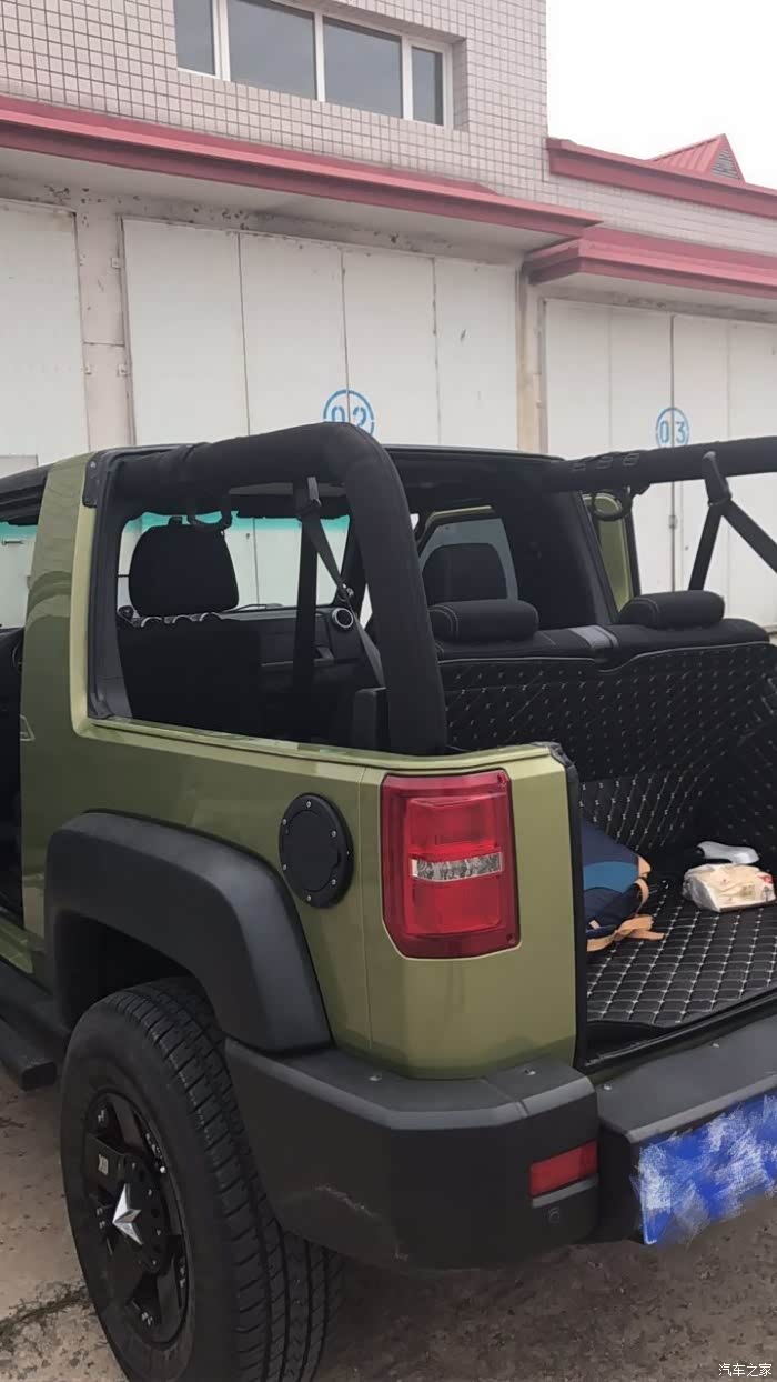 【图】两门40 泰普原厂软顶装车 效果还行_北京bj40论坛_汽车之家论坛