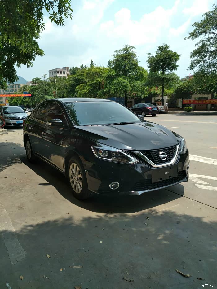 【图】16款轩逸 智享版 曜石黑,提车作业 认证 改电耳后出风_轩逸论坛