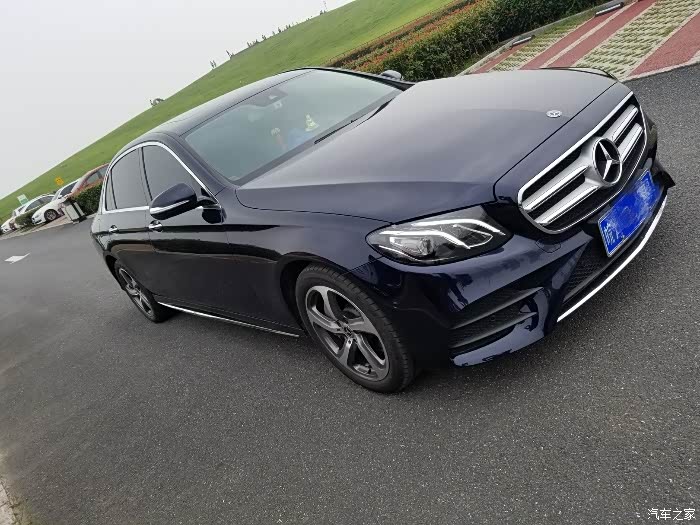 【图】e300l时尚型 钙石蓝 1000公里作业_奔驰e级论坛_汽车之家论坛