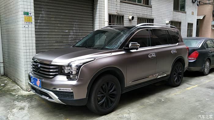 【图】gs8改色成电光金属灰_传祺gs8论坛_汽车之家论坛