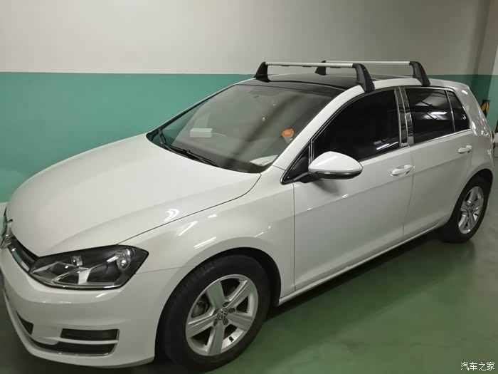 高尔夫7车顶作业原装行李架