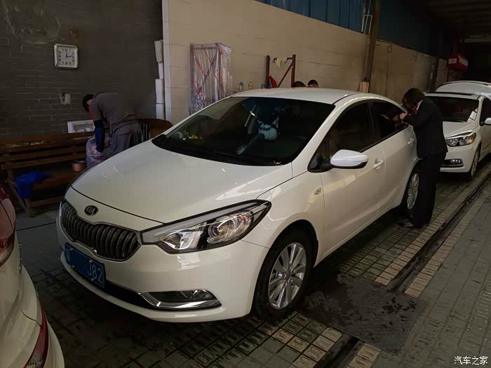 才提车二十几天[流泪]_起亚k3/k3s论坛_汽车之家论坛