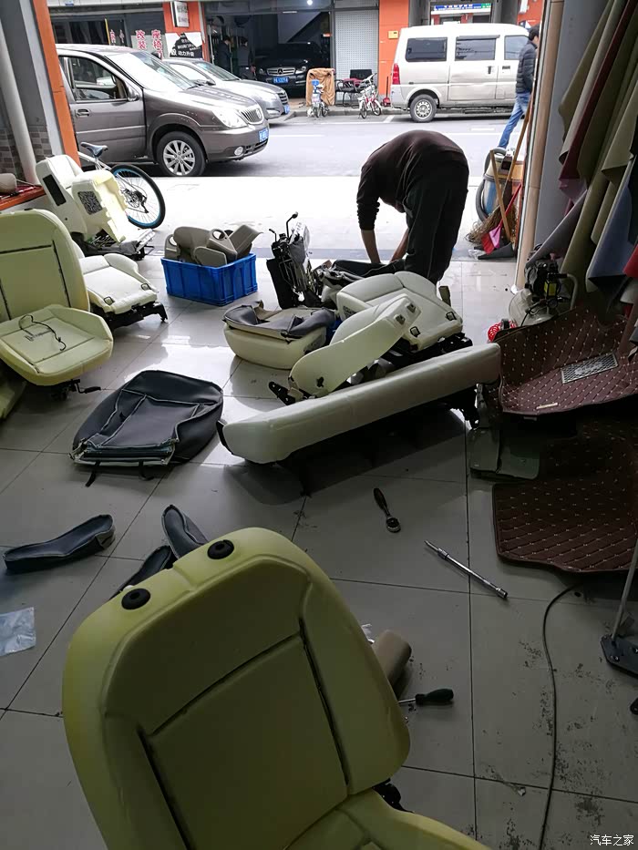 gl8丐中丐换整皮座椅