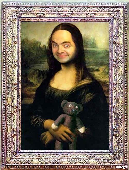 蒙娜丽莎画像实拍