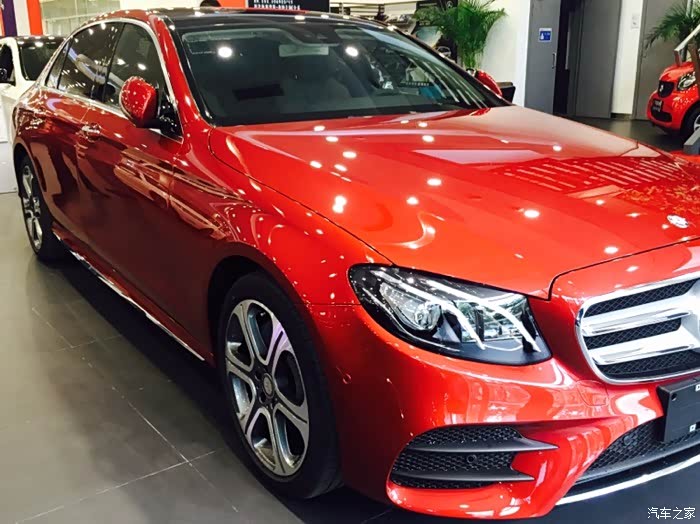 e300豪华版骚气红全款当日提车更新驾驶感受及奔驰坑爹金融方案