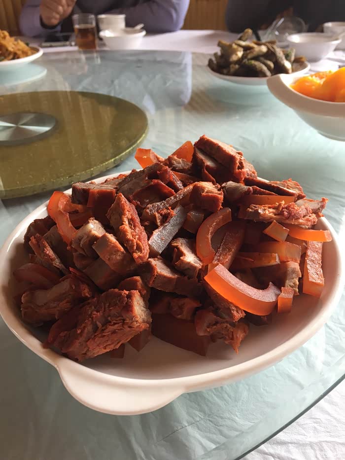 宜兴高塍特色菜,305带来的,猪婆肉 韧劲十足 香甜可口