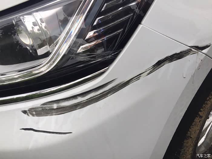 【图】新车被碰了_荣威rx5/rx5新能源论坛_汽车之家论坛