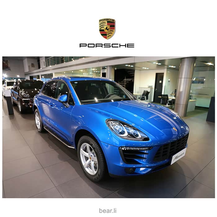 macan蓝宝石金属漆作业