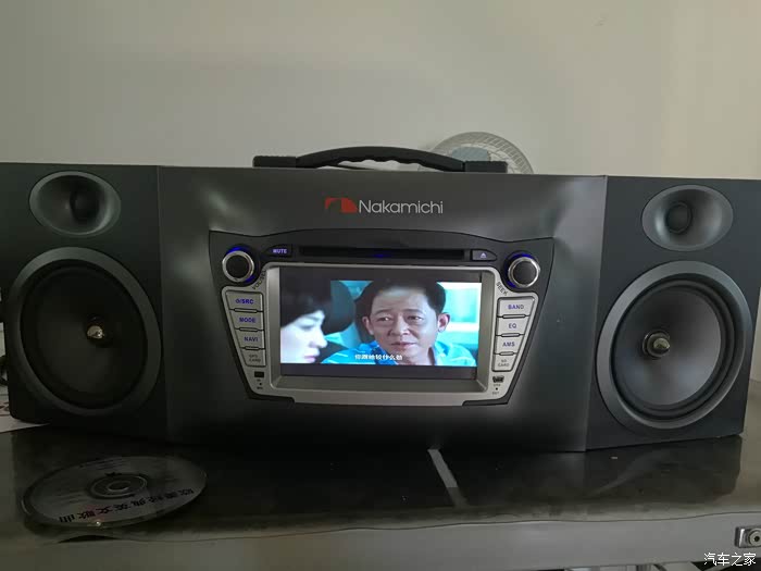 音乐发烧友之现代ix35车载导航一体机改为家用高品质音响