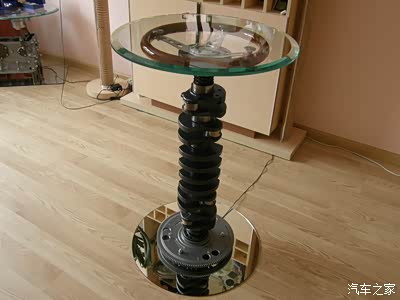 发动机茶几,发动机桌子.