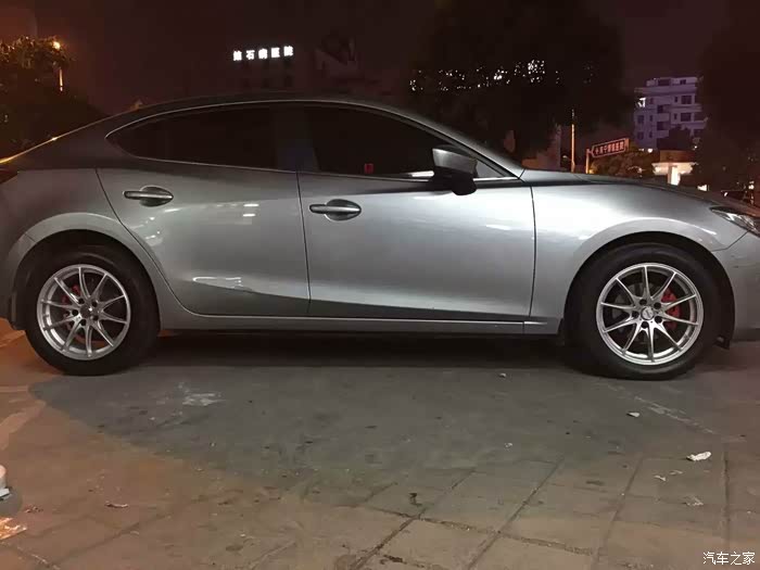 昂克塞拉15升级17寸轮毂