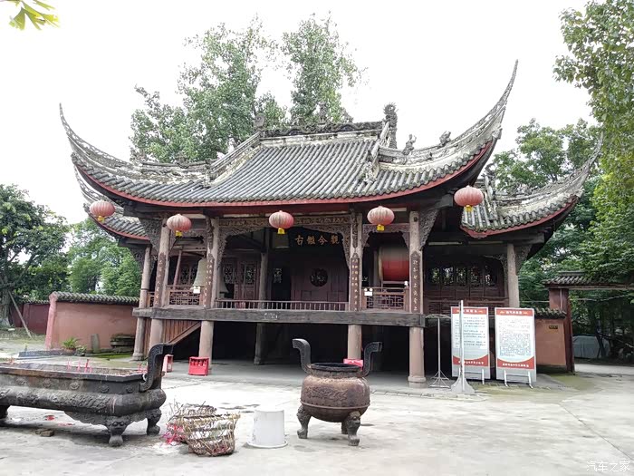 四川cs35车友会大象自驾游成都金华寺