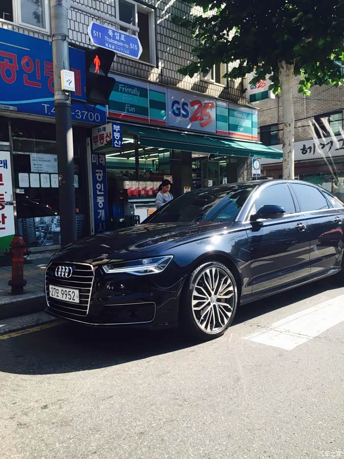 【图】韩国偶遇新款a6_奥迪a6l论坛_汽车之家论坛
