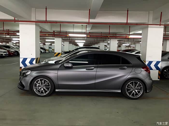 【图】16款a45哑光灰不带套提车800公里感受_奔驰amg论坛_汽车之家