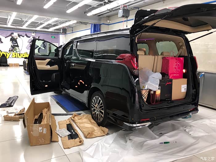 【图】黑色埃尔法改蒙娜丽莎包围_埃尔法论坛