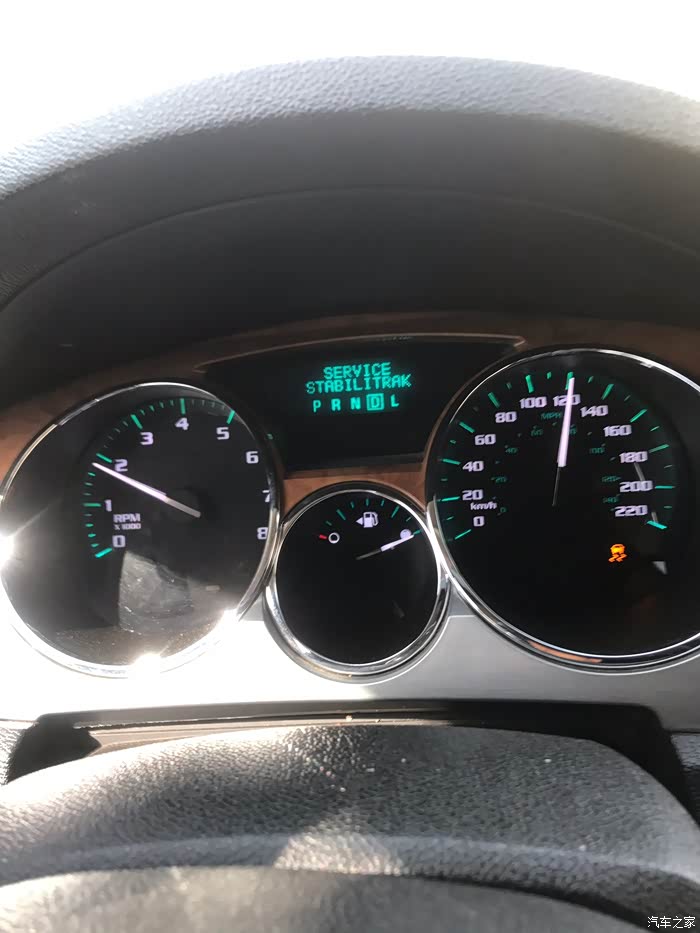 昂科雷高速路行驶中出现故障报警