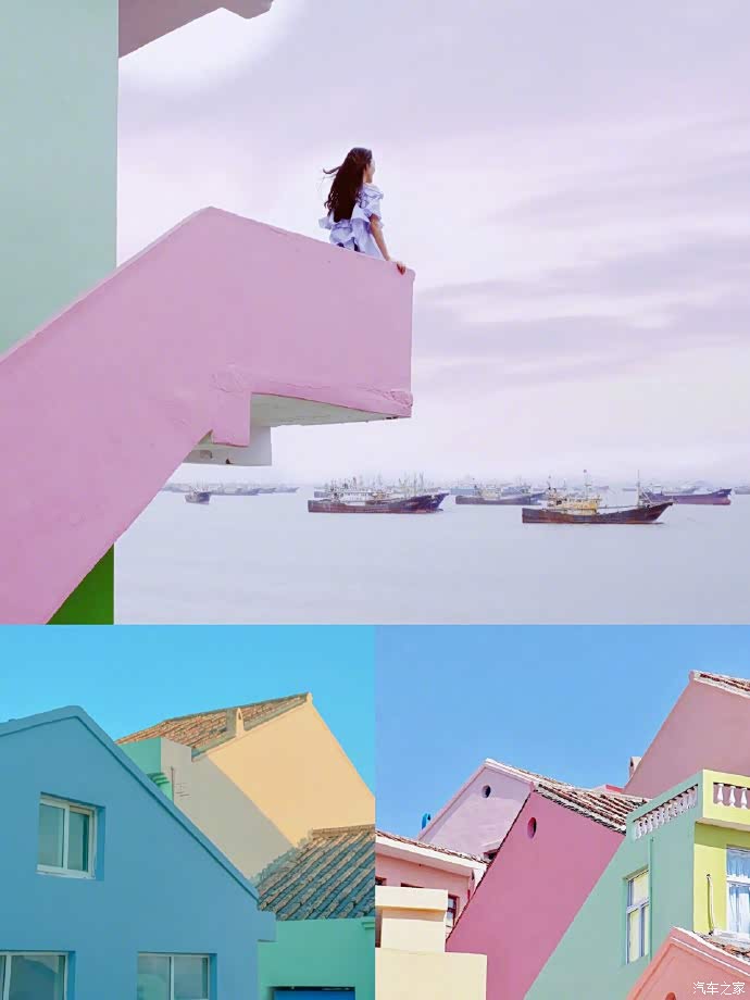 打卡浙江温岭石塘·彩虹村