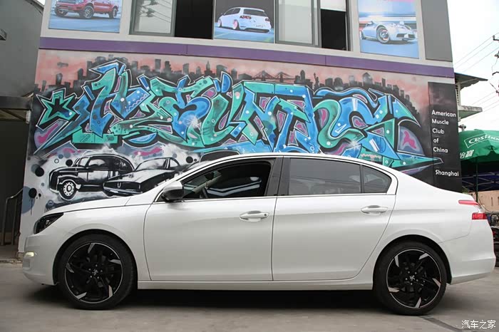 兄弟齐改标致408升级改装法系专用18寸轮毂