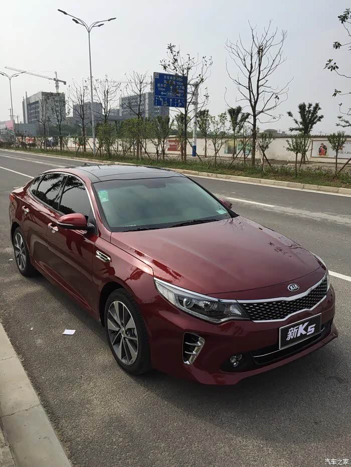 【图】有谁提新款红色k5的啊. 求图_起亚k5论坛_汽车之家论坛
