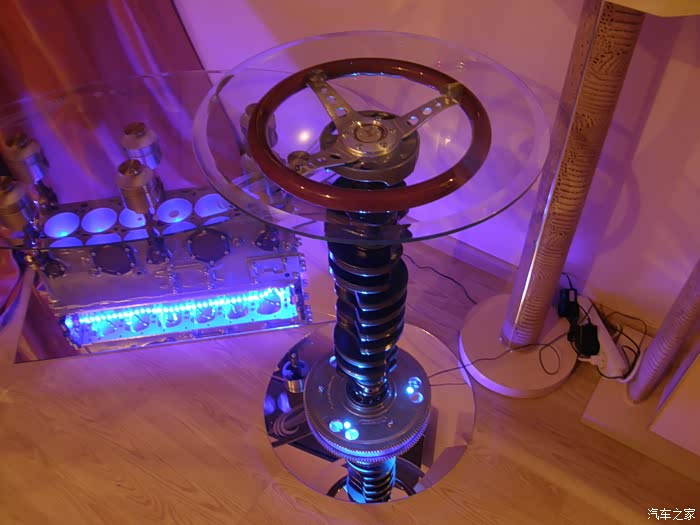 发动机茶几,发动机桌子.