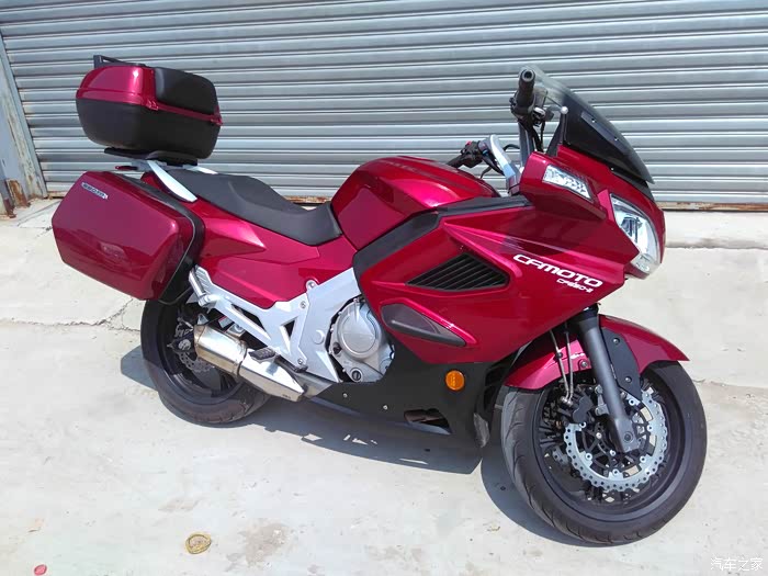 【图】大排情缘,无意中提车,红色春风650tr全记录_摩托车论坛_汽车之