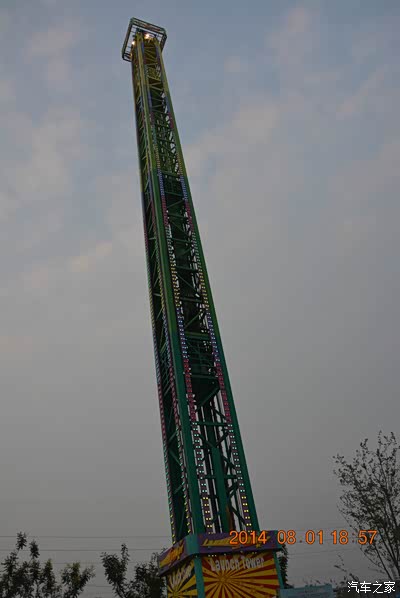 夜游唐山绿洲游乐场游记