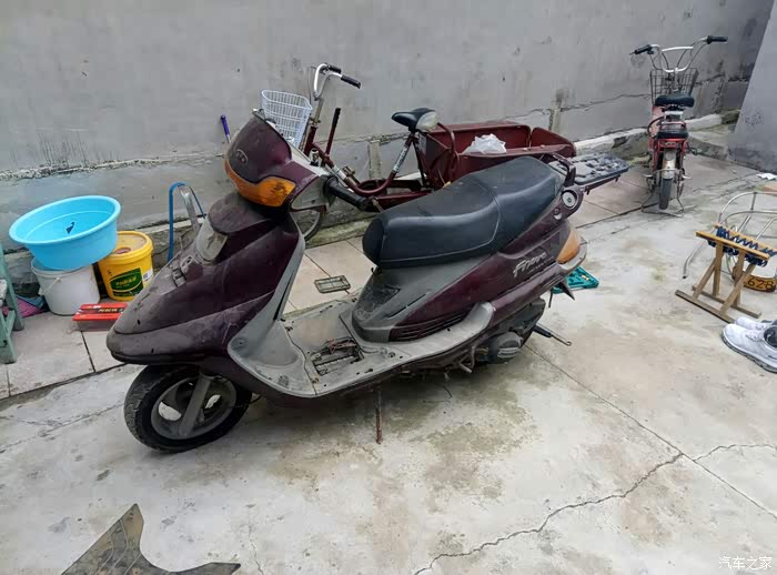 【图】十六年老金城jc125t-19踏板修复记_摩托车论坛_汽车之家论坛