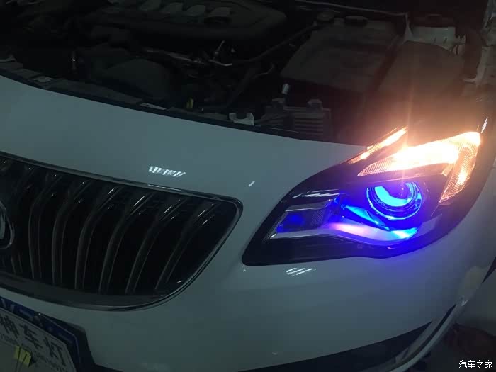 【图】新君威恶魔眼改装后_君威论坛_汽车之家论坛