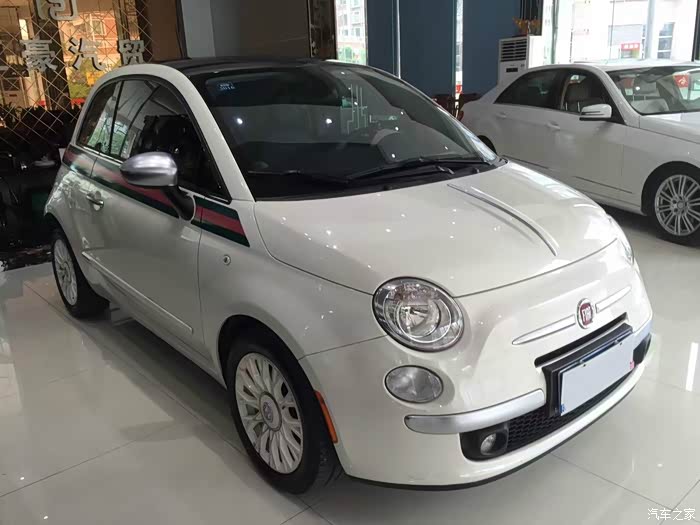 家庭越来越需要大车了,割爱fiat 500 gucci 白色一台