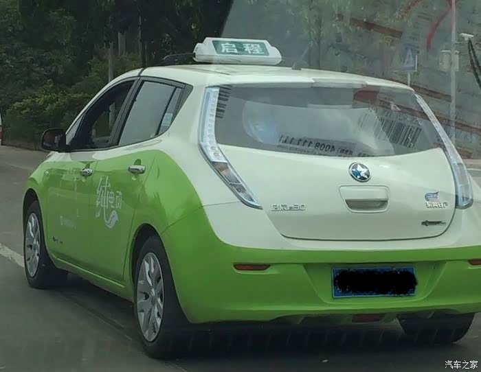 厉害居然有启辰电动出租车