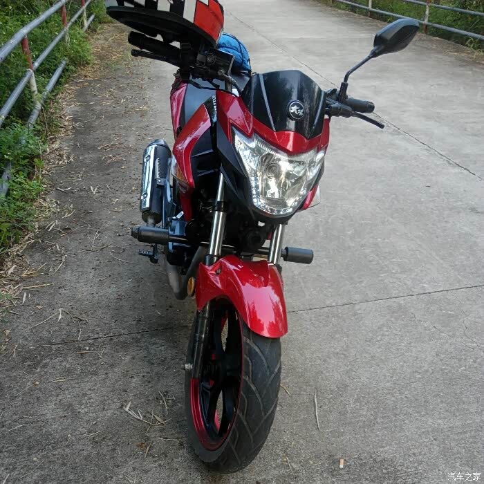 大阳新枭锋150半年跑了14000公里