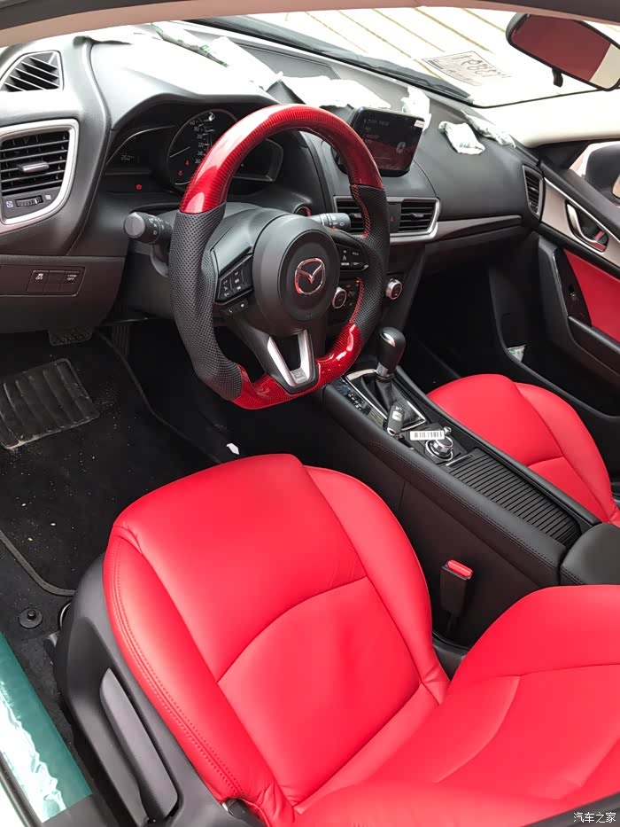 200公里新昂克赛拉爱上骚红纤维方向盘定速巡航