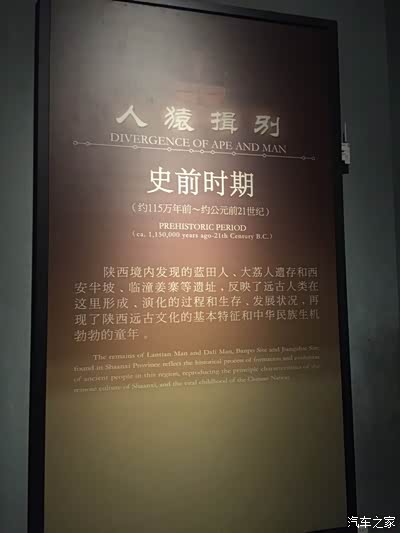 下图是蓝田人的头盖骨和蓝田人的下颌骨 上图为蓝田人复原后