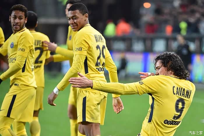 巴黎客场41大胜雷恩