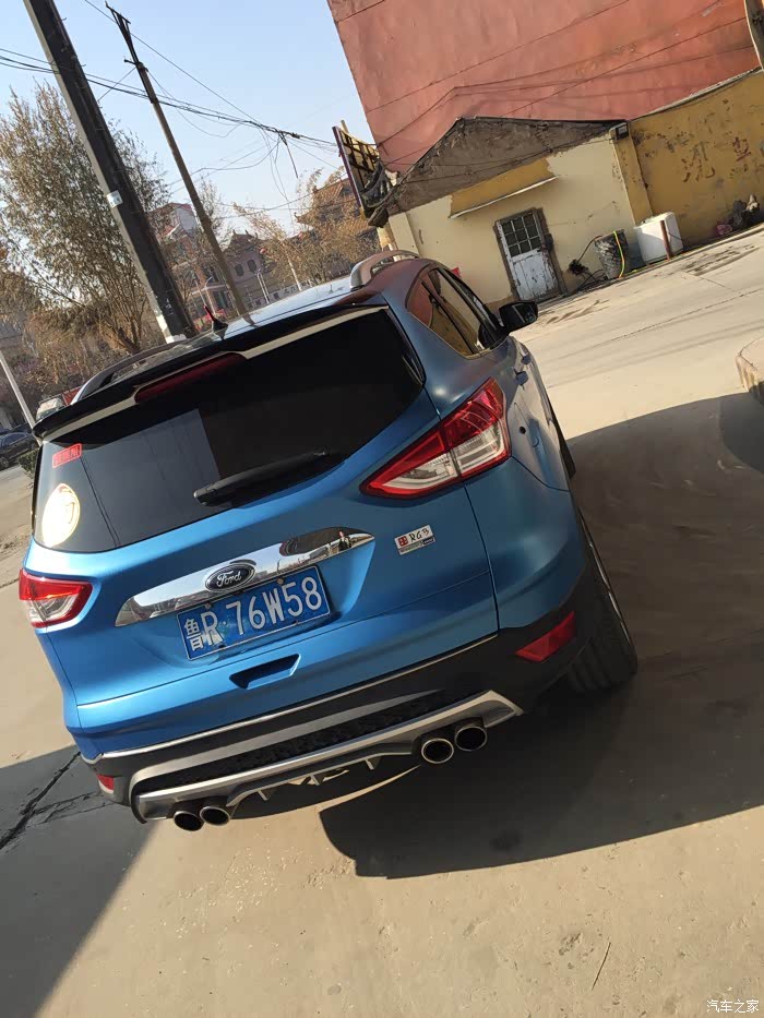 改装翼虎轮毂改色排气外挂