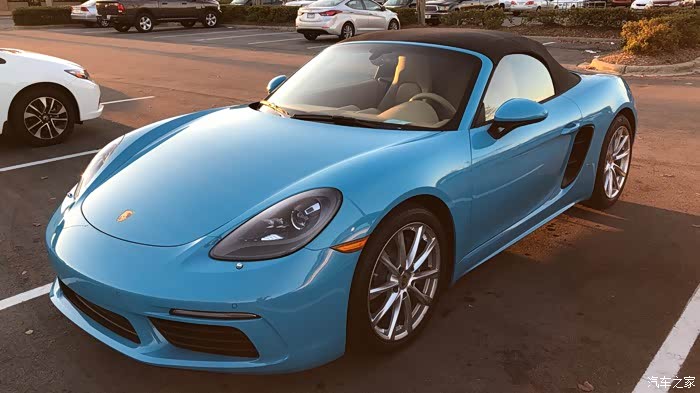 【图】北美提300马力718 boxster 迈阿密蓝_保时捷718论坛_汽车之家