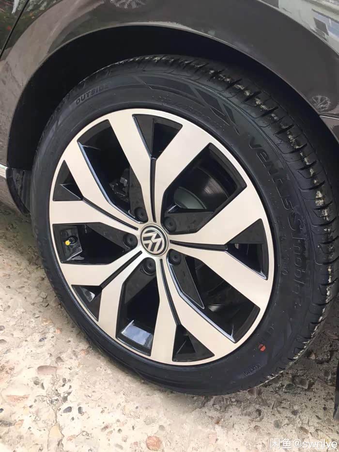 换过轮毂的迈腾进来看一看