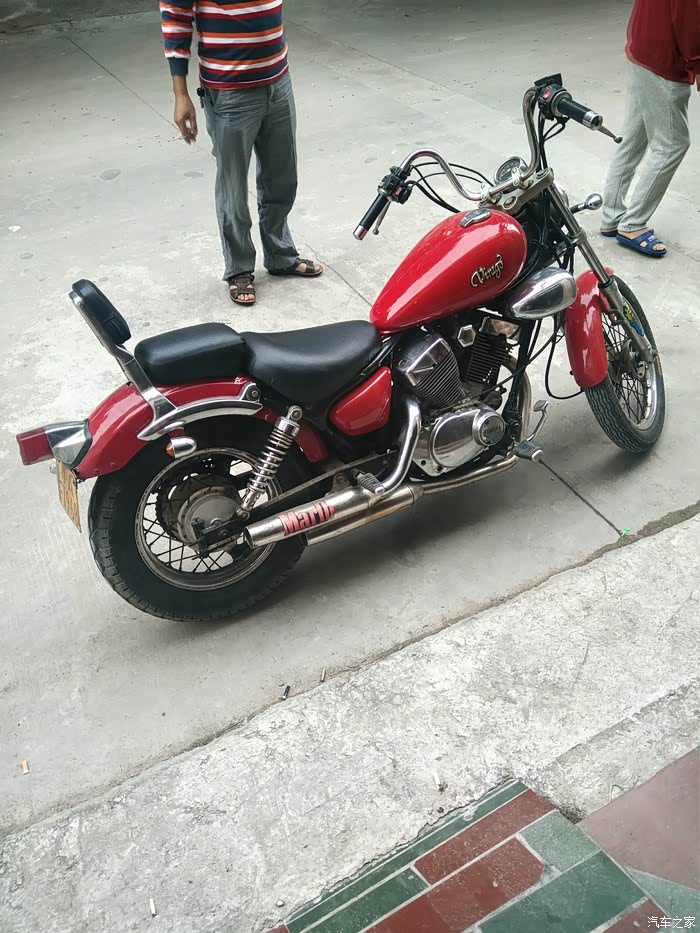 雅马哈天王250姥爷车老板送的