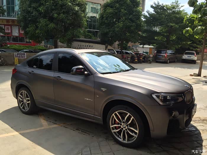 红色看腻了贴了新颜色哑光战斗灰